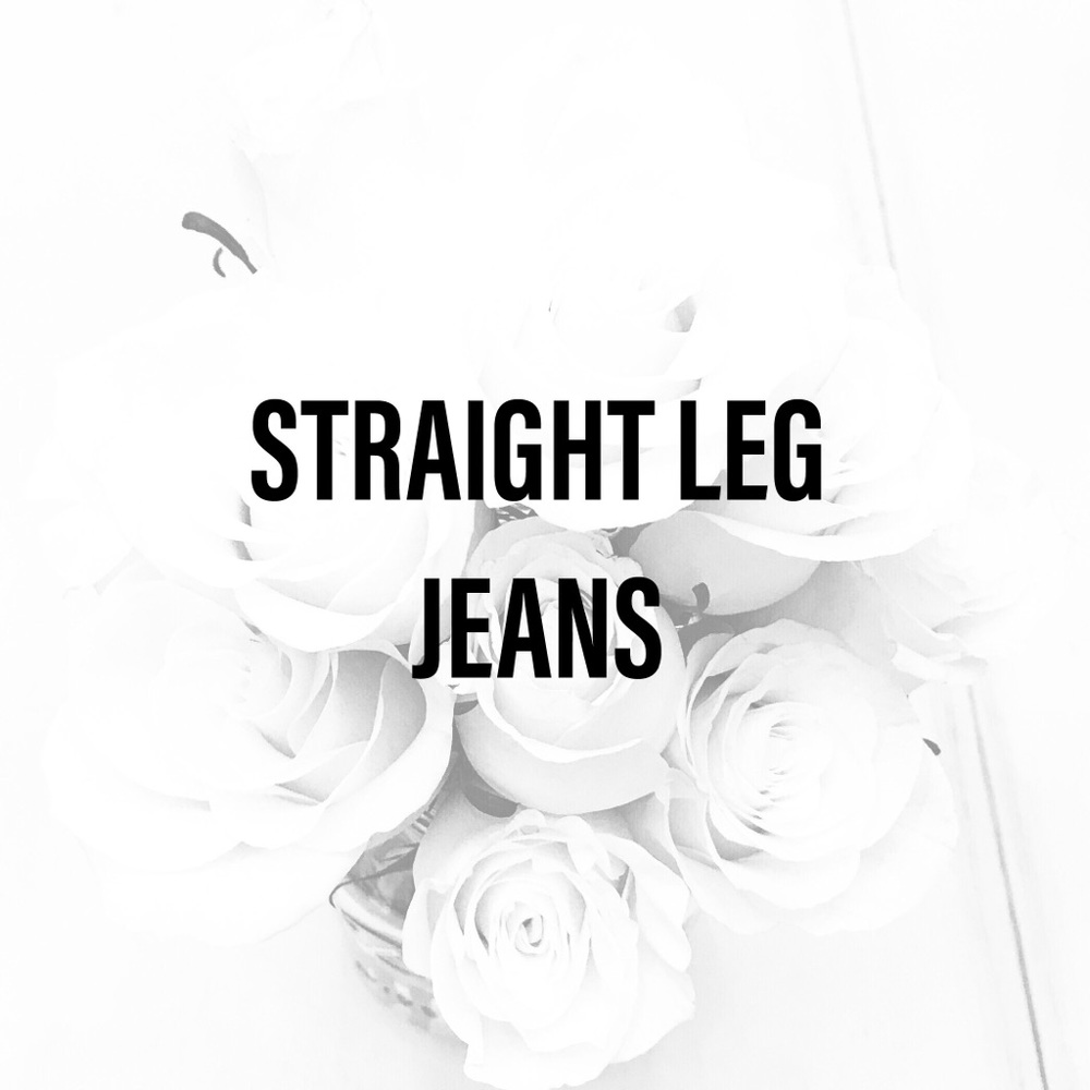 STRAIGHT LEG JEANS